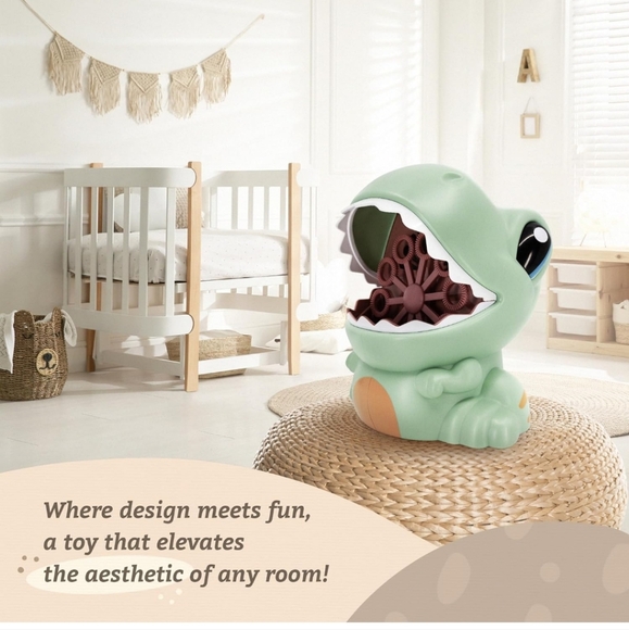 Dinosaur Bubble Machine for Kids - Picture 2 of 7